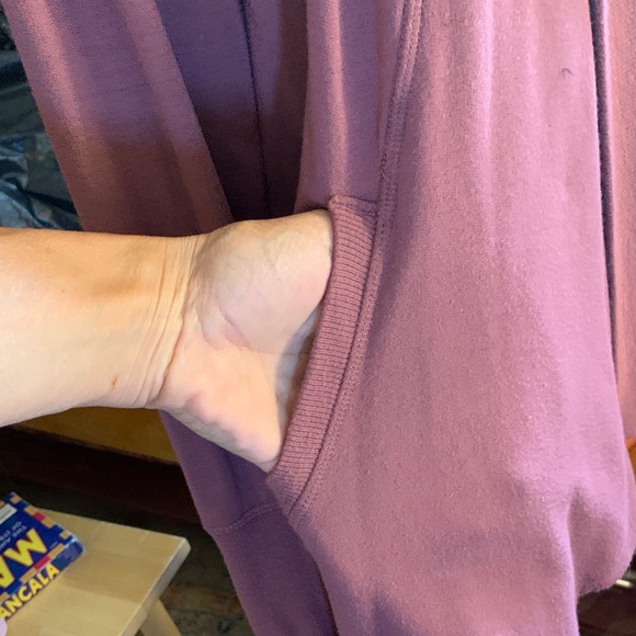 Women's Athleta Pranayama Restore Wrap Cardigan sz XL. Tawny Rose Nirvana fabric - Picture 7 of 9